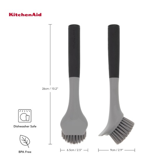 Mosogatókefe, műanyag, 26 cm - KitchenAid