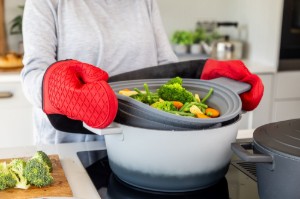 2 az 1-ben összecsukható szűrő, szilikon, 39 x 29 cm - MasterClass