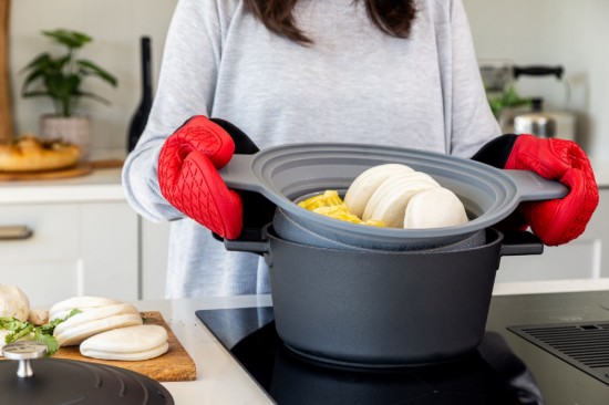 2 az 1-ben összecsukható szűrő, szilikon, 39 x 29 cm - MasterClass