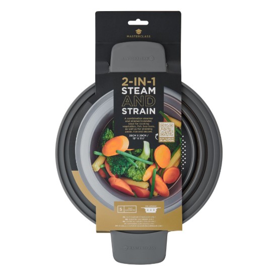 2 az 1-ben összecsukható szűrő, szilikon, 39 x 29 cm - MasterClass