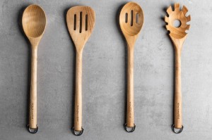 4 darabos konyhai eszközkészlet, nyírfa - KitchenAid