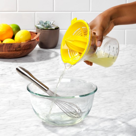 2 az 1-ben citrusfacsaró, 350ml, "Good Grips", Narancs - OXO