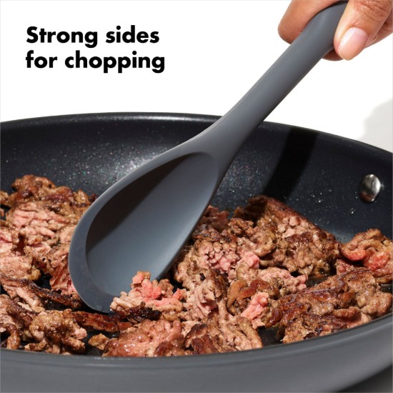 Főzőkanál, szilikon, 30,5 cm, "Good Grips", fekete - OXO