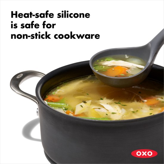 Kanál, szilikon, 34,3 cm, "Good Grips", fekete - OXO