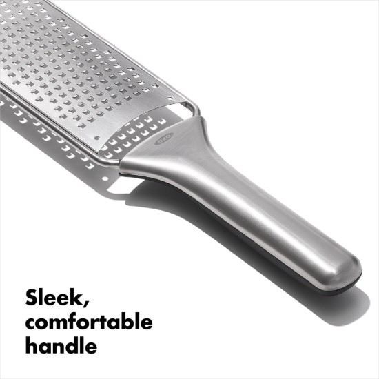 Közepes reszítő, rozsdamentes acél, 29,2 cm, "SteeL" - OXO