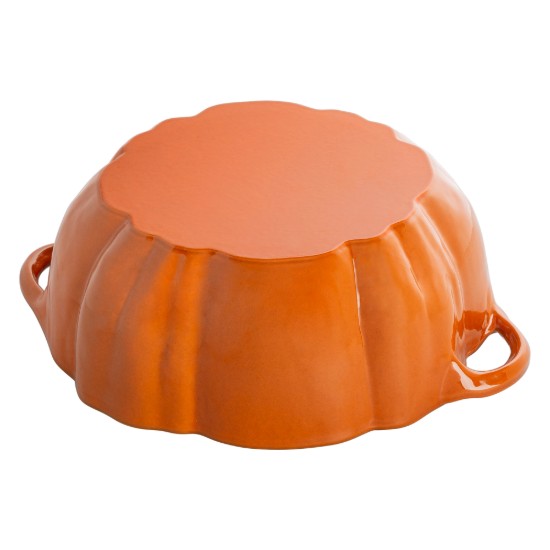 Staub - Pumpkin Cocotte fazék, öntöttvas, 24cm/3,45L, Cinnamon