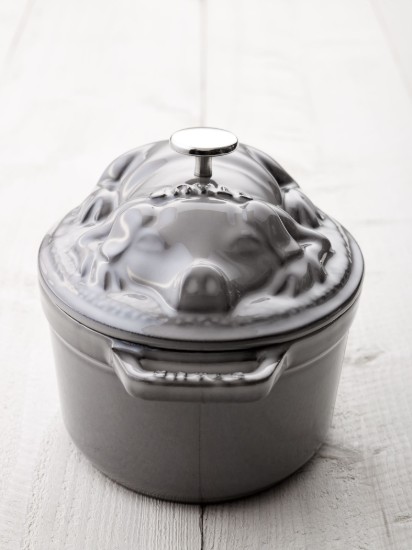 Staub cocotte cochon 17 cm / 1 l, Graphite Grey