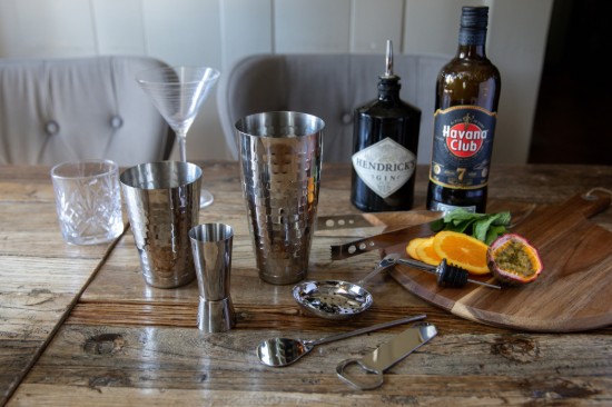 BarCraft - Szett koktélok készítéséhez, rozsdamentes acél, 8 részes