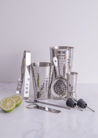 BarCraft - Szett koktélok készítéséhez, rozsdamentes acél, 8 részes