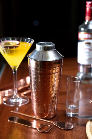 BarCraft - Koktélkészlet, 7 részes, rozsdamentes acél, Copper