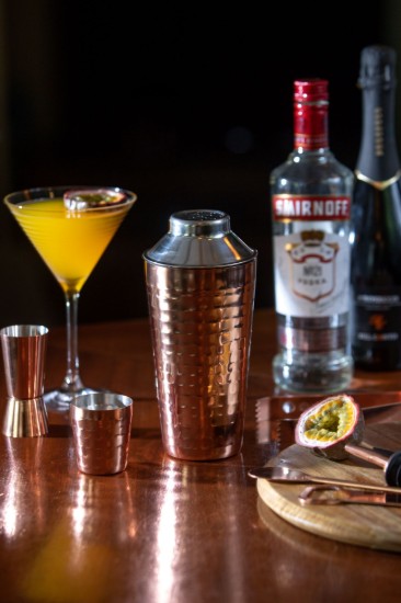 BarCraft - Koktélkészlet, 7 részes, rozsdamentes acél, Copper