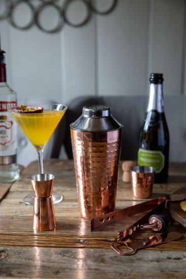 BarCraft - Koktélkészlet, 7 részes, rozsdamentes acél, Copper