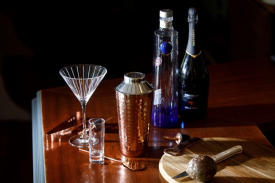 BarCraft - Koktélkészlet, 7 részes, rozsdamentes acél, Copper