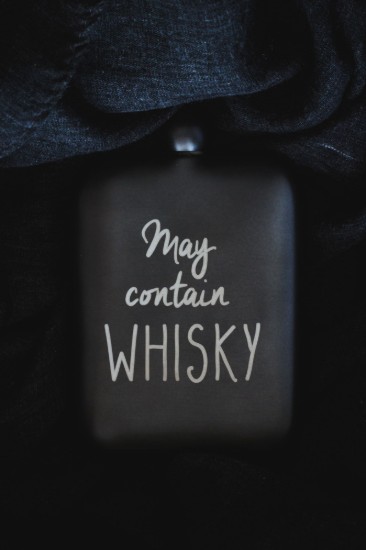 BarCraft 175 ml-es "May contain Whiskey" palack