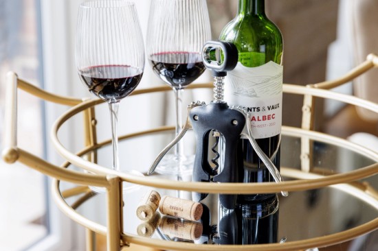 BarCraft - Cink dugóhúzó, fekete