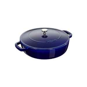 Chistera rakott edény, öntöttvas, 24 cm, Dark Blue - Staub