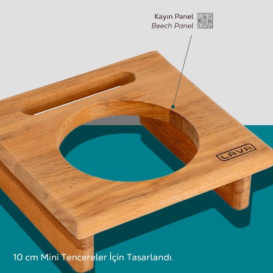 Lava lábasalávaló, 24,5 x 17,5 cm 