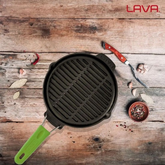 Lava grill serpenyő  23 cm, zöld
