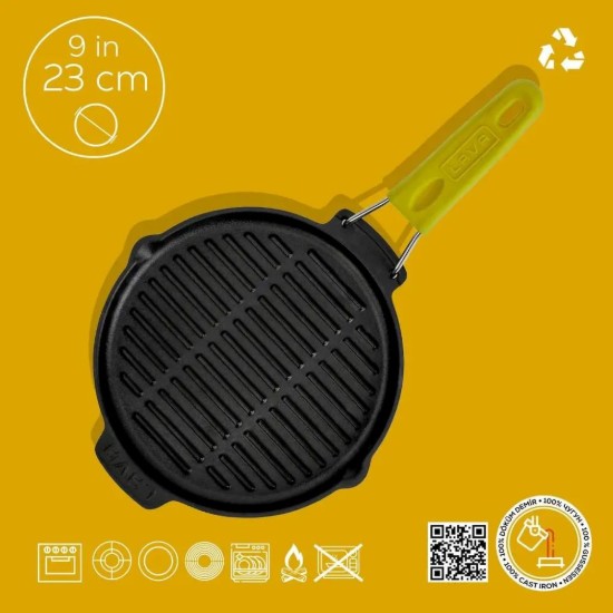 Lava grill serpenyő  23 cm, sárga