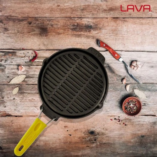 Lava grill serpenyő  23 cm, sárga