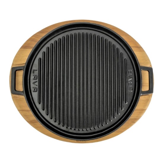 Lava öntvény grillsütő alátéttel 28 cm