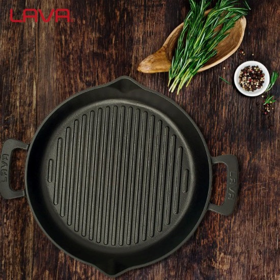 Lava Grill serpenyő 32 cm öntöttvas