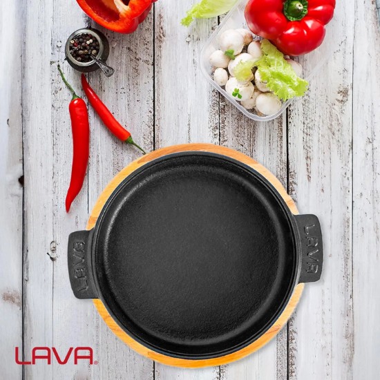 LAVA - Kerek lábas 10 cm, tartóval
