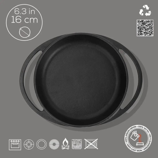 LAVA - Tepsi, öntvény, 16 cm