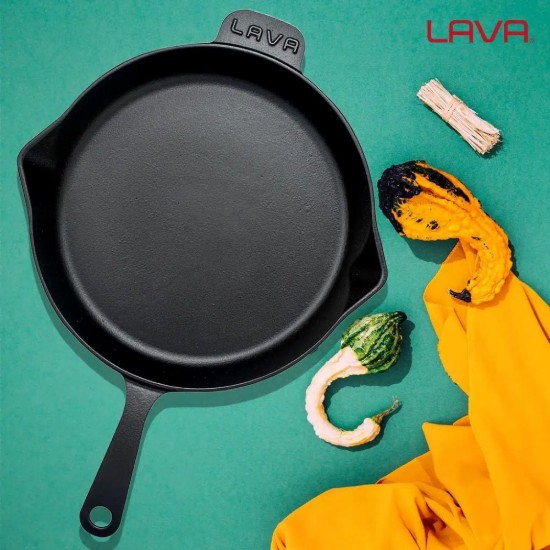 Lava öntöttvas serpenyő, 30 cm