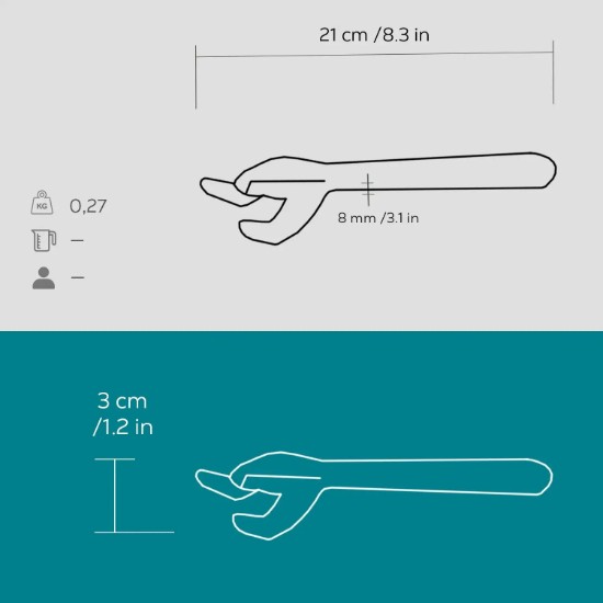 Külső megfogó szerszám forró edények kezelésére, 21 cm - LAVA