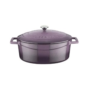 Lava ovális öntvény lábas 27 cm, lila