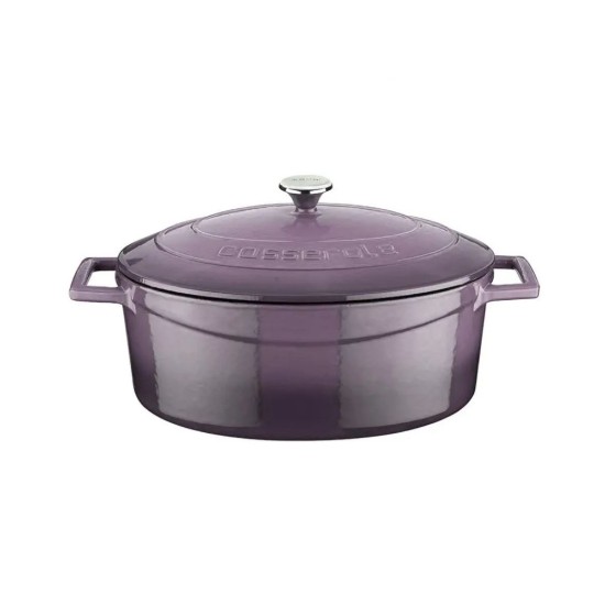 Lava ovális öntvény lábas 27 cm, lila