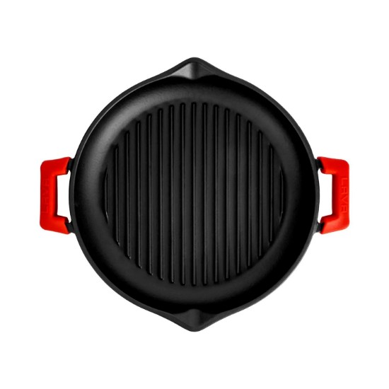 Lava 2 darabos szilikon edényfogó, piros