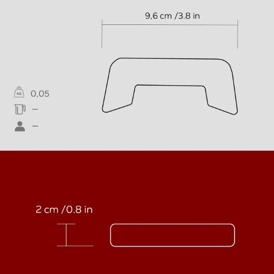 Lava 2 darabos szilikon edényfogó, piros