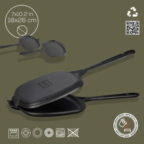 Lava toaster serpenyő 18x26 cm