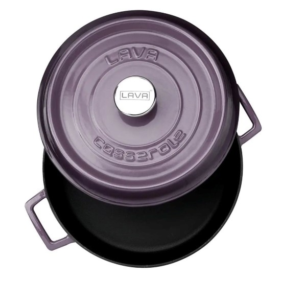 LAVA ~ lila - 28 cm / 3,5 literes "Trendy" öntöttvas lábas