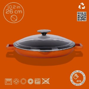 Lava serpenyő fedővel, 26 cm