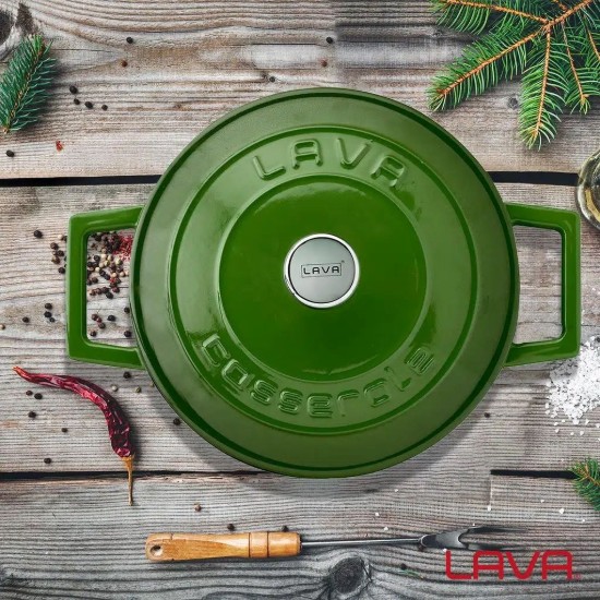 LAVA öntvény lábas 20 cm, zöld