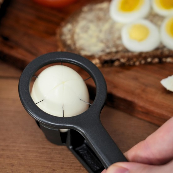 Tojásszeletelő, rozsdamentes acél, "Columbus", fekete kiadás - Westmark