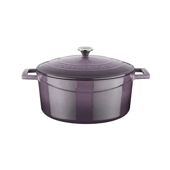 LAVA öntvény lábas, 24cm/4,5L "Folk", lila
