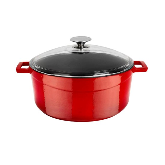 LAVA öntvény lábas 28 cm, piros