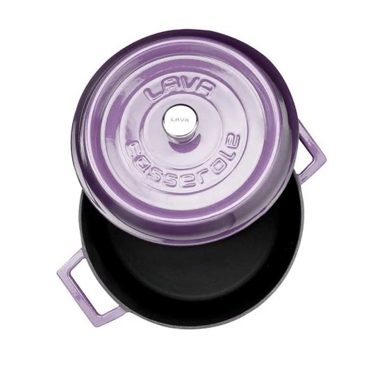 LAVA öntvény lábas, 24cm/4,5L "Trendy", lila