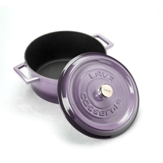 LAVA öntvény lábas, 24cm/4,5L "Trendy", lila