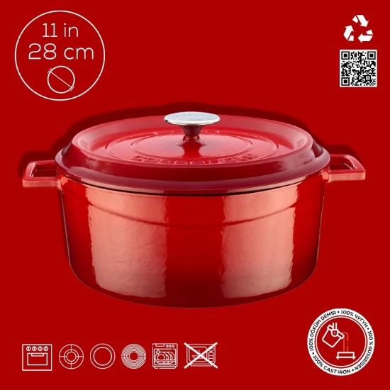 LAVA öntvény lábas 28cm/6,7L "Trendy"