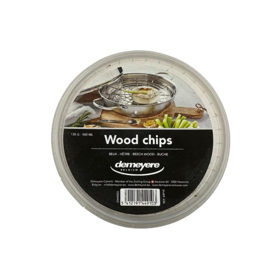 Demeyere faforgácsos doboz ételfüstölőknek, bükkfa, 135 gramm