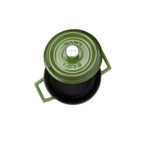 Lava öntvény lábas, 12cm/0,53L, "Trendy", zöld