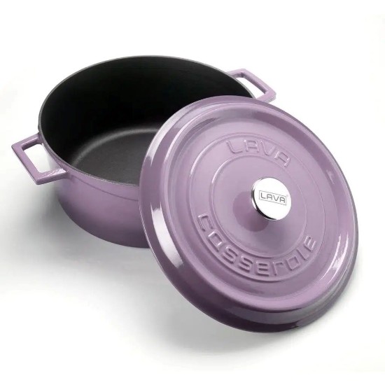 LAVA öntvény lábas, 32cm/9,86L "Trendy", lila
