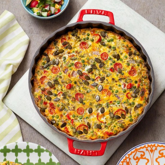 Kerek tepsi, 30 cm / 2,72 l, piros - LAVA