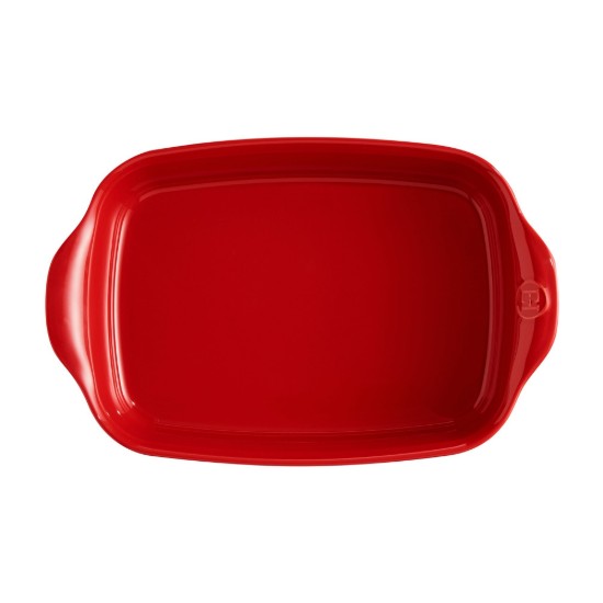 2 részes kerámia sütőtál-készlet, 36,5x23,5cm/30x19cm, bordó - Emile Henry