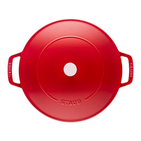 Staub chistera lábas, 28 cm, Piros